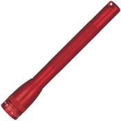 Maglite 56033 Mini Mag LED Red Flashlight with Aluminum Body