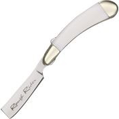 Rough Rider 1363 Mini Razor Folding Pocket Knife with White Pearl Handle