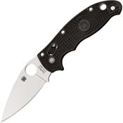 Spyderco 101PBK2 Manix 2 Black Folding Pocket Knife with Black Fiberglass Handle