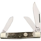 Buck C659DS Big Diamondback Folding Pocket Knife with Deer Stag Handle