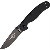 Ontario 8861 RAT II Folder Black Linerlock Pocket Knife