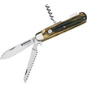 Boker 110636 Hunter's Pocket Knife with Rugged Stag Handle