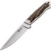 Boker 02BA303H Arbolito Relincho Cuerno Fixed Blade Knife with Stag Handle