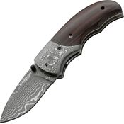 Magnum M01MB178DAM Damascus Stubby Linerlock Folding Pocket Knife