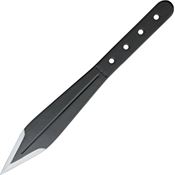 Condor 100712HC 2-1/2 Inch Dismissal Thrower Fixed Black Epoxy Powder Blade Knife with Carbon Steel Construction
