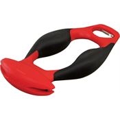 Lansky 09990 Hammerhead Sharpener with Red and Black Rubberized Casing