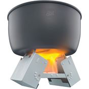 Esbit 02890 Pocket Stove w/ Fuel ORMD with Galvanized Steel Construction