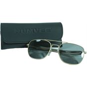 Humvee 52BTAN Humvee Pilot Sunglasses 52MM with Desert Khaki Metal Frame