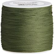 Elite Parachute Cords 1041 Olive Micro Cord with Braided Premium Nylon Constructions