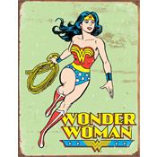 Tin Sign 1642 Tin Sign Wonder Woman Retro