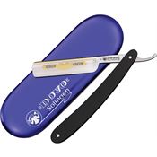 Dovo 4580 Straight Razor Carbon Steel with Black ebony Wood Handle