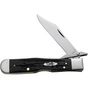 Case 65013 Cheetah Folding Pocket Knife with Jigged Natural Buffalo Horn Handle