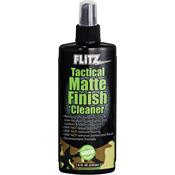 Flitz 81585 Tactical Matte Finish Cleaner Black Plastic Slim Bottle with Spray Pump and Cap
