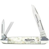 Imperial Schrade MP9 Whittler Stainless Spear Knife with Cracked Ice Celluloid Handle