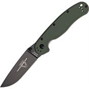 Ontario 8861OD Rat II Folder OD Green Linerlock Pocket Knife