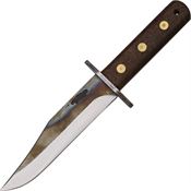 Svord VTR Von Tempsky Ranger Fixed Steel Clip Point Blade Knife with Brown HardWood Handles