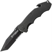 Smith & Wesson BG6TS Border Guard II Part Serrated Tanto Point Linerlock Folding Pocket Knife