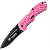 Smith & Wesson BLOP3SMP Mini BLOP2 MAGIC Assisted Opening Drop Point Linerlock Folding Pocket Knife