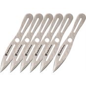 Smith & Wesson TK8CP Throwing Fixed Blade Knife with Stainless Construction - Six Piece Set