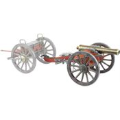 Denix 491 Cvil War Confederate Cannon with Authentically Detailed Brass Construction