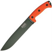 ESEE JUNGLASODOR Junglas Fixed OD Green Powder Coated Blade Knife with Orange Handles
