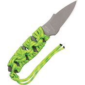 Mission 0807 MPU-A2 Knife with Skeletonized Handle with Fluorescent Green Cord Wrap
