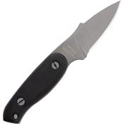 Mission 0817 MPU-A2 Tool Steel Blade Knife with Black G-10 Onlay Handle