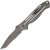 Mission 1221PS MFK-TI Partially Serrated Blade Knife with Contoured Skeletonized Titanium Handle