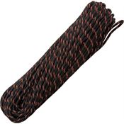 Parachute Cords 1082H 100 Feet Parachute Cord Black with Nylon Construction