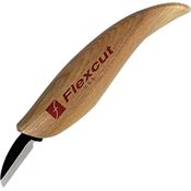 Flexcut FLEXKN12 Cutting Knife with Ergonomic Wood Handle