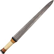 Damascus 5002 Damascus Sword with Bone Handle