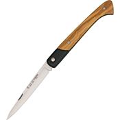 Nieto 107N Navaja Linea Camping Folding Pocket Knife with Natural Olive Wood Handle