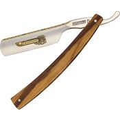 Timor 381 Straight Razor with Natural Maplewood Handle