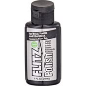 Flitz 04501 Liquid Metal Polish in Black Plastic Slim Bottle with Flip-Top Cap