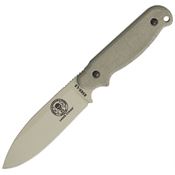 ESEE LSPDT Laser Strike Fixed Blade Knife with Desert Tan Canvas Micarta Handles