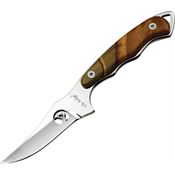 Elk Ridge 059CA Hunter Fixed Stainless Upswept Blade Knife with Camo Finish Pakkawood Handles