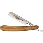 Timor M370 Straight Razor with Olive Wood Handle