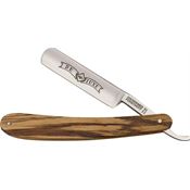 Timor M396 Straight Razor with Zebrano Wood Handle