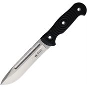 Kizer 0018 Maximus Fixed Wide Design Blade Knife with 3D Textured Black G-10 Handles