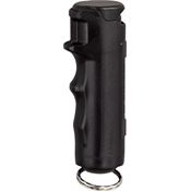 Sabre 15308 Gel Black Flip Top Pepper Spray with Black Plastic Casing with Keyring