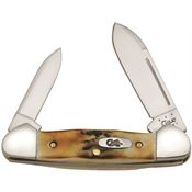 Case 05537 Baby Butterbean Folding Pocket Knife with Sambar Stag Handle