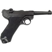 Denix 1143 German Luger Parabellum Pistol Replica with Black Finish Metal Construction