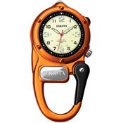 Dakota 3805 Mini Clip Microlight Watch with Orange Aluminum Case