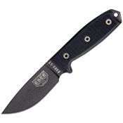 ESEE 3ILPK Model 3 Black G-10 Plain Edge Fixed Blade Knife