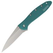 Kershaw 1660TEAL Leek - Teal Assisted Opening Framelock Folding Pocket Knife