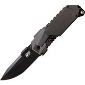 Smith & Wesson P9B M&P M.A.G.I.C. Assisted Opening Drop Point Linerlock Folding Pocket Knife with Black Aluminum Handles