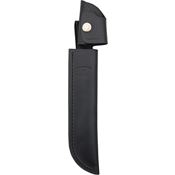 Buck 120S Belt Sheath with Black Leather Construction