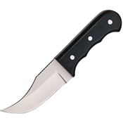 China Made 211187 Short Skinner Fixed Stainless Skinner Blade Knife with Black Pakkawood Handles