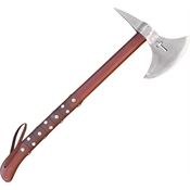Legacy Arms IP622 High Carbon Steel Brookhart Templar Axe with Tacked Leather Grip