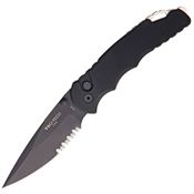 Pro Tech TR4MA4 Tactical Buttonlock Glass Breaker Tip Folding Pocket Knife with Black Handle